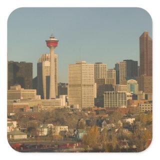 Canada, Alberta, Calgary: City Skyline from 2 Square Sticker