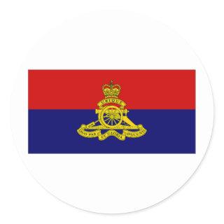 Canada Artillery Branch Camp Flag Classic Round Sticker