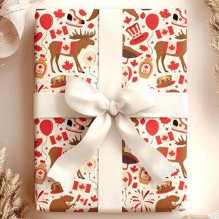 Canada Day Celebration Pattern