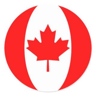 Canada Fisheye Flag Sticker