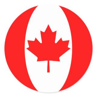 Canada Fisheye Flag Sticker