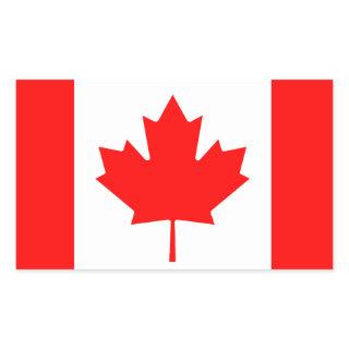 Canada Flag Rectangular Sticker