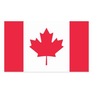 Canada Flag Rectangular Sticker