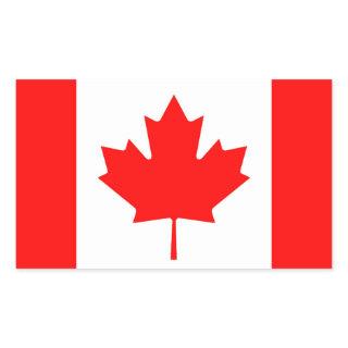 Canada Flag Rectangular Sticker