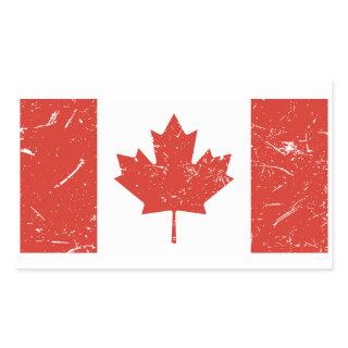 Canada Flag Rectangular Sticker
