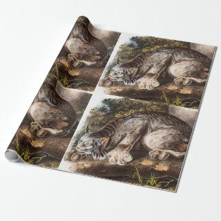 Canada Lynx (Lynx Canadensis) Illustration