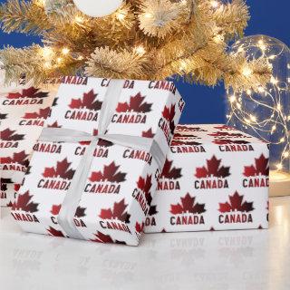 Canada Skyline Gradient Maple Leaf Patriotic