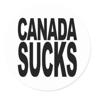 Canada Sucks Classic Round Sticker
