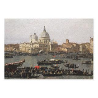 Canaletto Venice, the San Marco Basin Wrapping Pap  Sheets