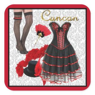 Cancan Costume 2 Sticker