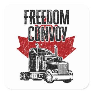 Canda Freedom Convoy 2022 Square Sticker