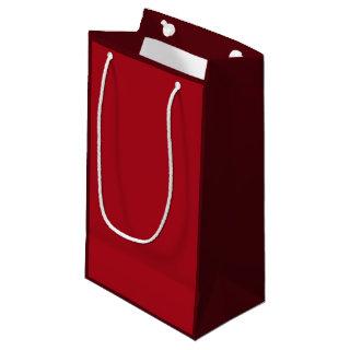 Candy Apple Red Autumn Fall Season Solid Color Small Gift Bag