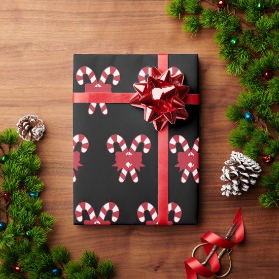 Candy Cane Black Christmas