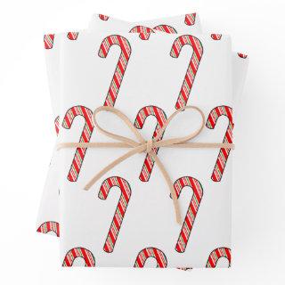 Candy Cane Christmas Pattern  Sheets