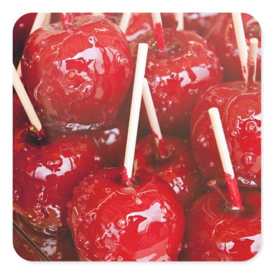 Candy coated fruit at the Stuttgart Beer Festiva Square Sticker
