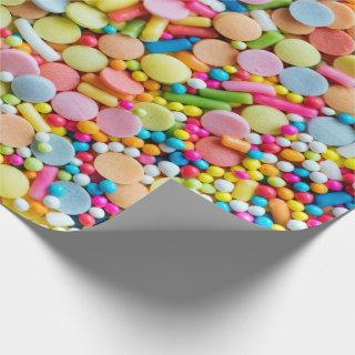 Candy Confetti Sprinkles Pastel Rainbow Party