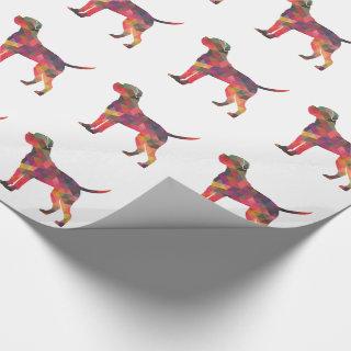Cane Corso Dog Geometric Pattern Silhouette Multi