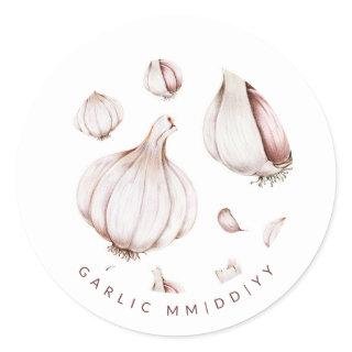 Canning | Date | Garlic Classic Round Sticker