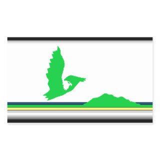 Cape Breton Island (Canada Nova Scotia) Flag Rectangular Sticker