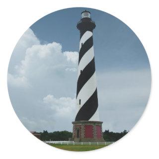 Cape Hatteras Lighthouse Classic Round Sticker