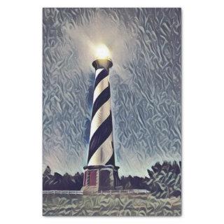 Cape Hatteras Lighthouse Outer Banks OBX NC Tissue Paper