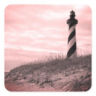 Cape Hatteras Lighthouse Square Sticker