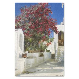 Capri - Oleanders in bloom, Peder Severin Krøyer  Tissue Paper