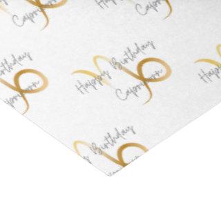 Capricorn Birthday Wrap Tissue Paper