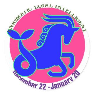 Capricorn Zodiac sign Personalized Sticker