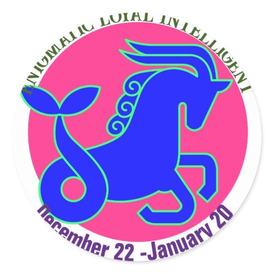 Capricorn Zodiac sign Personalized Sticker