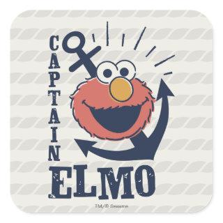 Captain Elmo Square Sticker
