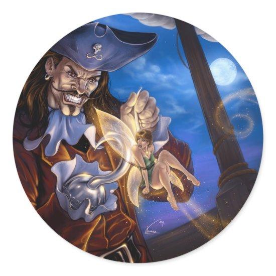 Captain James Classic Round Sticker