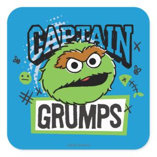 Captain Oscar Grumps Square Sticker