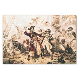 Capture, Pirate Blackbeard, Queen Anne's Revenge Tissue Paper