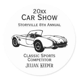 Car Show Stickers Customize
