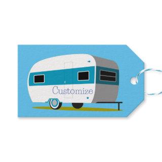 Caravan Camper RV Thunder_Cove  Gift Tags