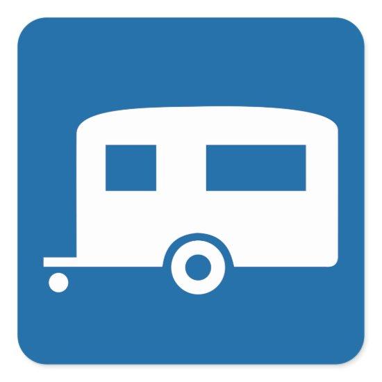 Caravan Road Sign Stickers