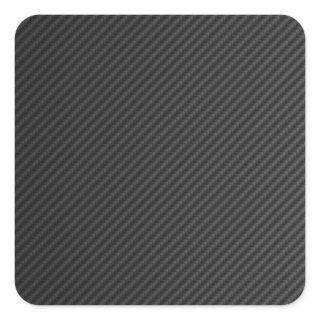 Carbon Fiber Square Sticker