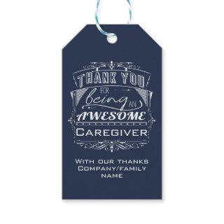 Caregiver Thank You Appreciation Gift Tags