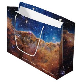 Carina Nebula Cosmic Cliffs James Webb Hi-Res Large Gift Bag