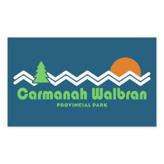 Carmanah Walbran Provincial Park Retro Rectangular Sticker