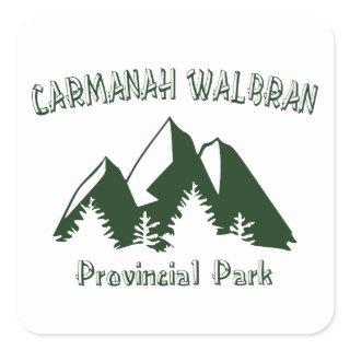 Carmanah Walbran Provincial Park Square Sticker