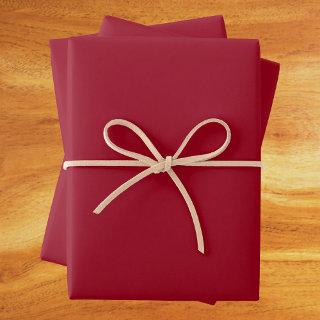 Carmine Solid Color  Sheets
