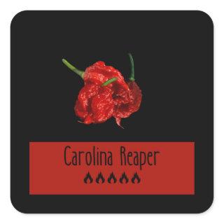 Carolina Reaper Square Sticker