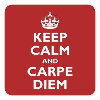 Carpe Diem! Square Sticker