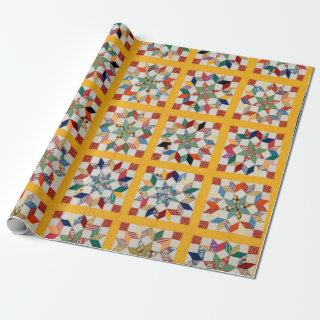 Carpenter’s wheel quilt