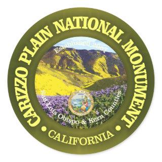 Carrizo Plain (NM) Classic Round Sticker