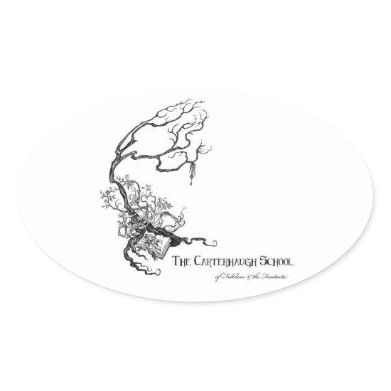 Carterhaugh School Logo Sticker (Oval)