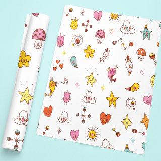 Cartoon Characters Seamless Pattern