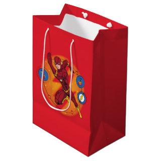 Cartoon Flash Laboratory Running Graphic Medium Gift Bag